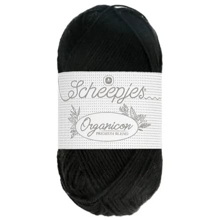Scheepjes Organicon Garn 218 Ebenholts