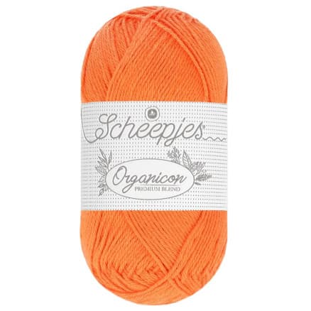 Scheepjes Organicon Garn 224 Djup Mandarin
