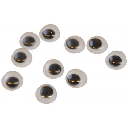 Infinity Hearts Rörliga Ã–gon till att limma fast 10mm - 5 par