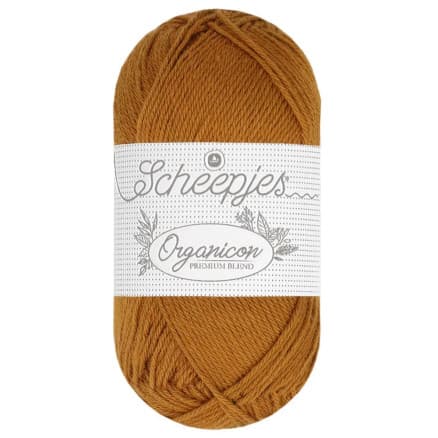 Scheepjes Organicon Garn 236 Mjuk Senap