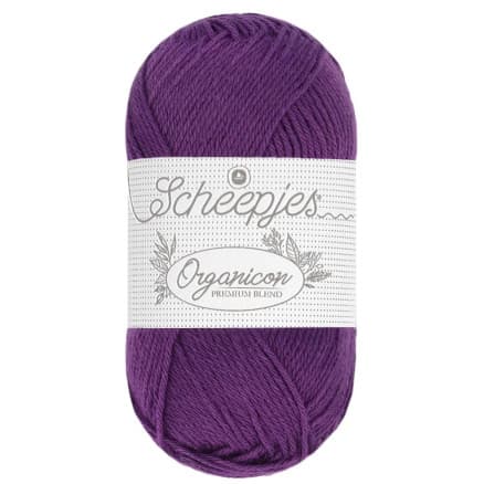 Scheepjes Organicon Garn 257 Perfekt Plommon