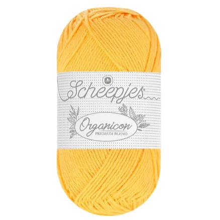 Scheepjes Organicon Garn 238 Slät Solros