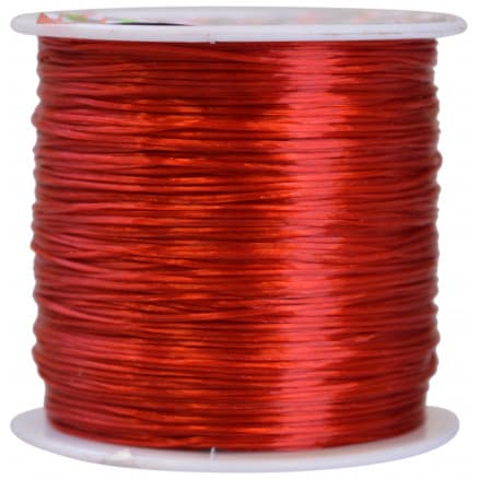 Infinity Hearts Elastisk Tr�d Nylon R�d 0,8mm 50m