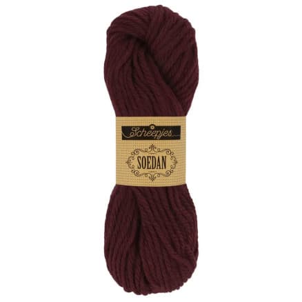 Scheepjes Soedan Garn 1375 Mörk Brun Bark
