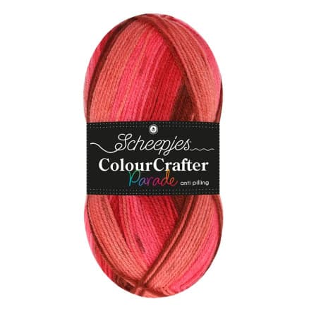 Scheepjes Colour Crafter Parade Garn 401 Röd Blend