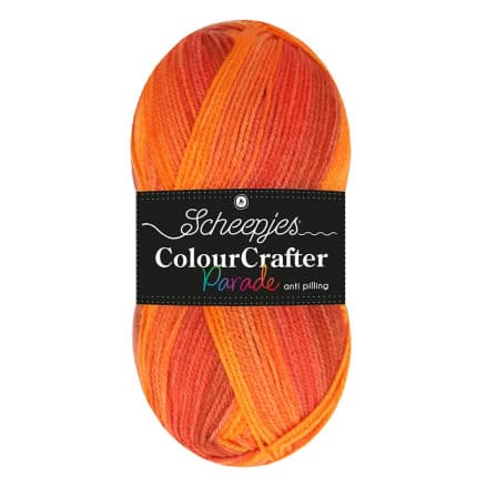 Scheepjes Colour Crafter Parade Garn 402 Orange Blend