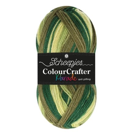 Scheepjes Colour Crafter Parade Garn 404 Grön Blend