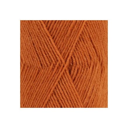 Drops Fabel Garn Unicolor 110 Rost/Orange