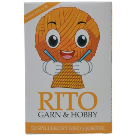 Rito spelkort 9x6 cm 52 kort + 3 jokrar