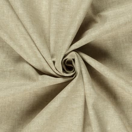 Linne/Bomull melerat 138cm 26 Ljus Beige - 50cm