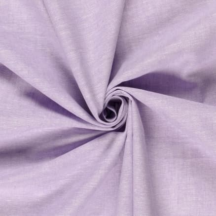 Linne/Bomull melerat 138cm 43 Lavendel - 50cm