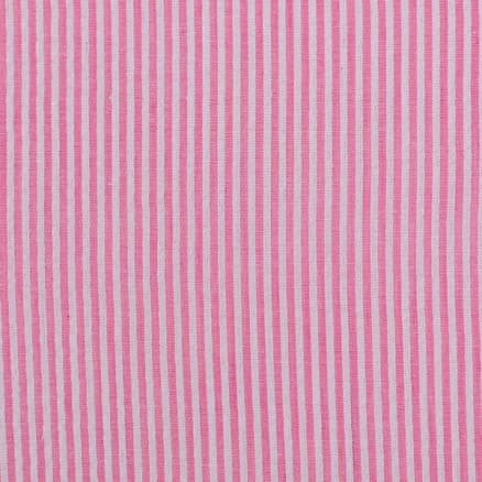 Seersucker med ränder 145 cm 17 Rosa - 50cm