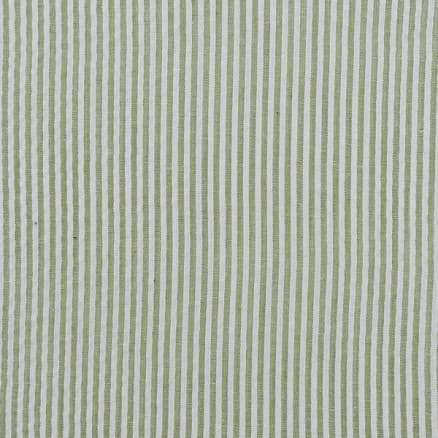 Seersucker med ränder 145 cm 1121 Olive - 50cm