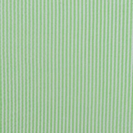 Seersucker med ränder 145 cm 2025 Grön - 50cm