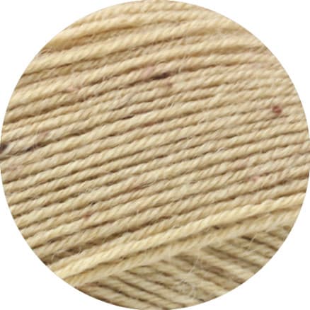 Lana Grossa Meilenweit 100 Tweed Garn 169 Ljusbeige