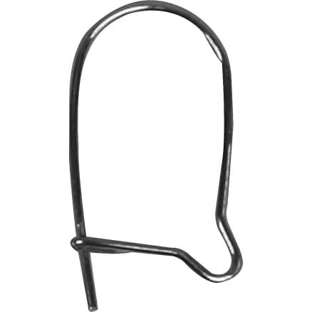 Ã–ronkrokar, L: 15 mm, försilvrad, 10 st./ 1 förp.