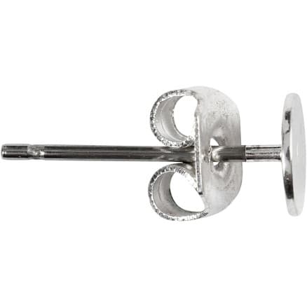 Ã–ronstift, L: 13 mm, försilvrad, 10 st./ 1 förp.