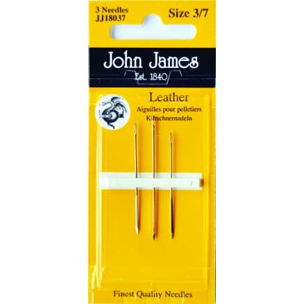 John James Lädernålar 3/7 till bl.a. filtkulor