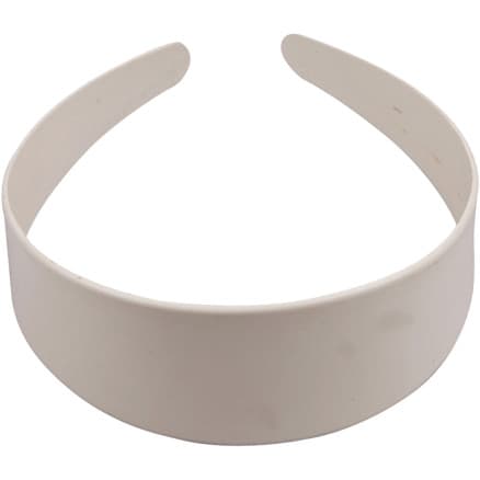 Hårband, B: 40 mm, vitt, 1 st.