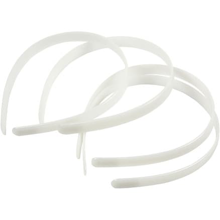 Diadem, B: 13 mm, vit, 5 st./ 1 förp.
