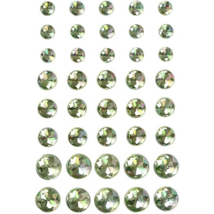 Halv-pärlor, stl. 6+8+10 mm, grön, 40 st./ 1 förp.
