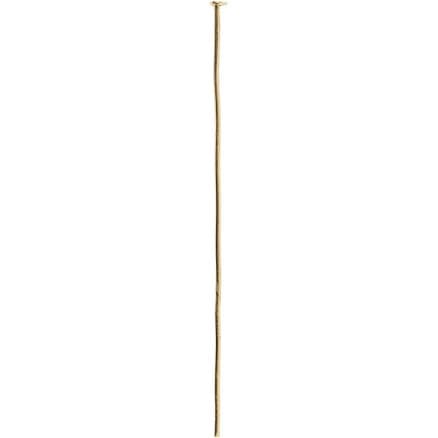 Pärlnål, L: 50 mm, guld, 30 st./ 1 förp.
