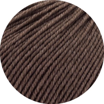 Lana Grossa Cool Wool Melange Garn 435 Coffee Brown Melange