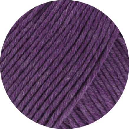 Lana Grossa Soft Cotton Garn 53 Antracit Violett