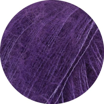 Lana Grossa Silkhair Unicolor 193 Mörk Violett