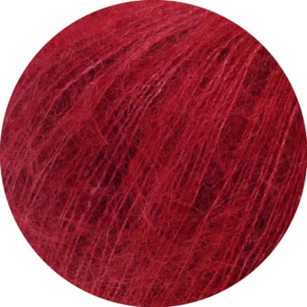 Lana Grossa Silkhair Unicolor 208 Vinröd