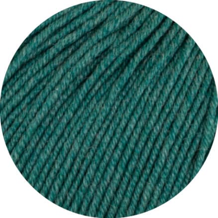 Lana Grossa Cool Wool Melangé Garn 425 Mörkgrå