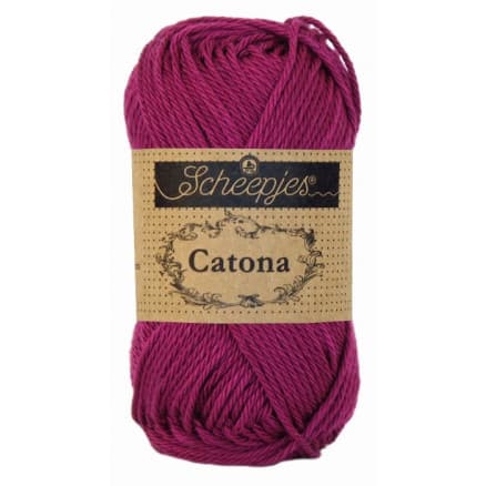 Scheepjes Catona Garn Unicolor 128 Helio