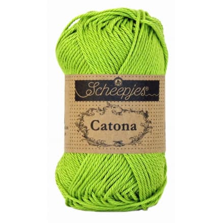 Scheepjes Catona Garn Unicolor 205 Kiwi