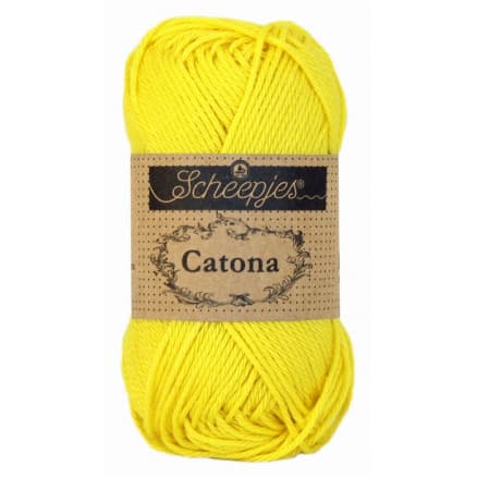 Scheepjes Catona Garn Unicolor 280 Lemon