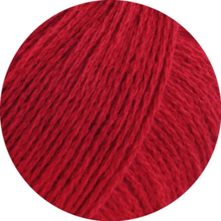 Lana Grossa Cashmere Pure Garn 22 Körsbärsröd