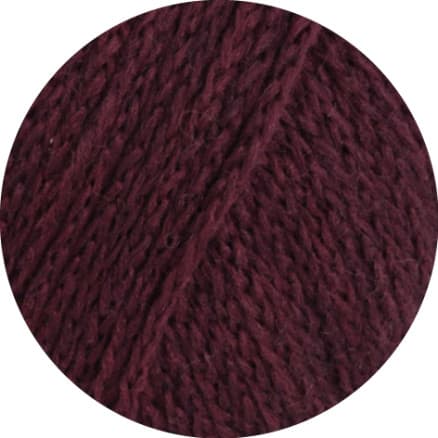 Lana Grossa Cool Merino Garn 028 Brunröd