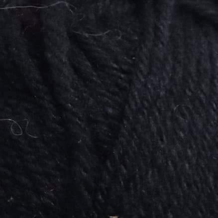 Svarta Fåret Merino Garn 301 Svart