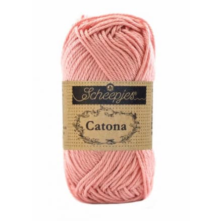 Scheepjes Catona Garn Unicolor 408 Old Rose