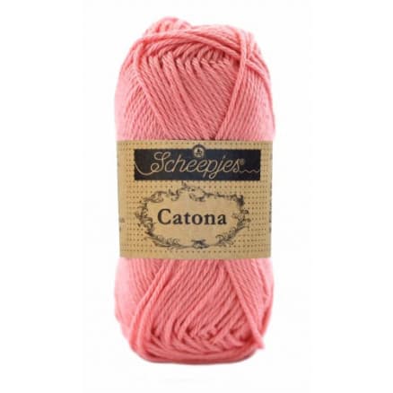 Scheepjes Catona Garn Unicolor 409 Soft Rose