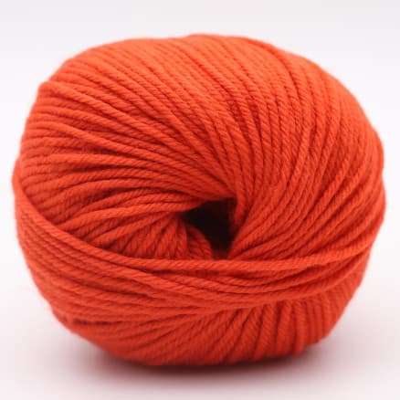 Kremke Soul Wool The Merry Merino 110 GOTS Garn 07 Tegelröd
