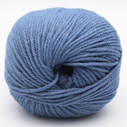 Kremke Soul Wool The Merry Merino 110 GOTS Garn 24 Denim Blå