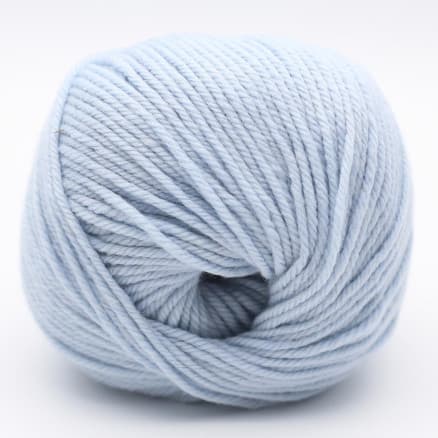 Kremke Soul Wool The Merry Merino 140 GOTS Garn 21 Baby Blå