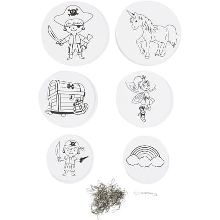 Mobil med motiv, Dia. 12+15+18 cm, 300 g, vit, 20 set/ 1 f�rp.