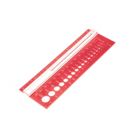 KnitPro Stickmätare Röd 2-12mm (0-17 US)
