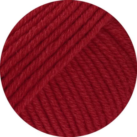 Lana Grossa Cool Wool Superbig Uni Garn 8 Körsbärsröd