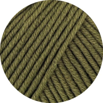 Lana Grossa Cool Wool Superbig Uni Garn 24 Olivgrön
