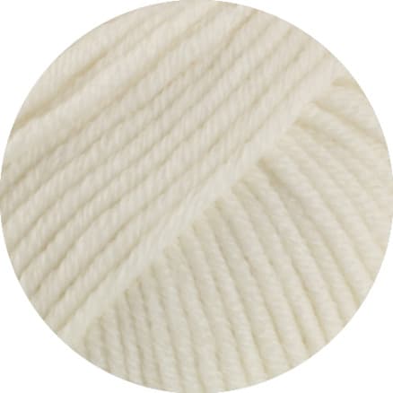 Lana Grossa Cool Wool Superbig Uni Garn 34 Vit