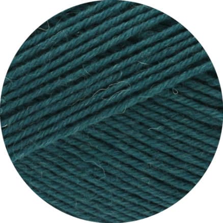 Lana Grossa Meilenweit 100 Merino Extrafine Uni Garn 2410 Blågrön