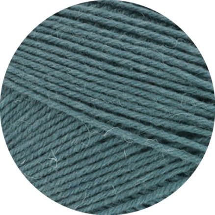 Lana Grossa Meilenweit 100 Merino Extrafine Uni Garn 2431 Blågrå