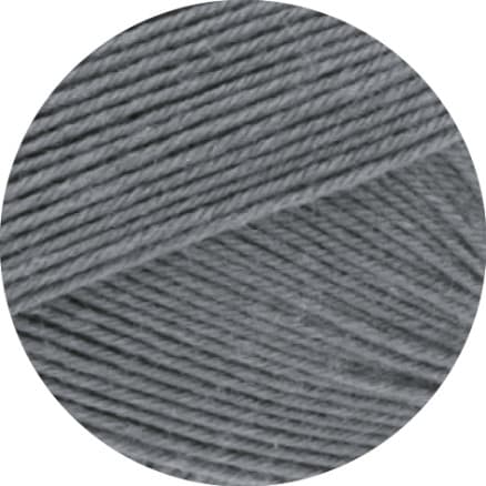 Lana Grossa Meilenweit 100 Merino Extrafine Uni Garn 2452 Musgrå